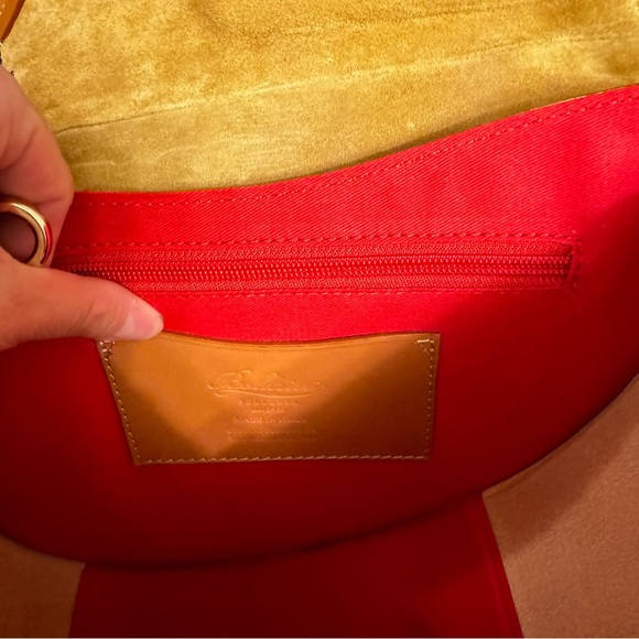 ❌SOLD❌Nwt Boldrini Selleria handbag/crossbady tan leather - Picture 5 of 5